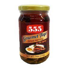 555 Gourmet Tuyo Dried Herring in Oil 210g